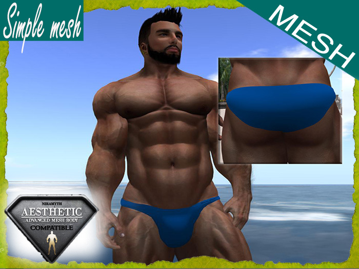 SM Blue MiniSpeedo Aesthetic