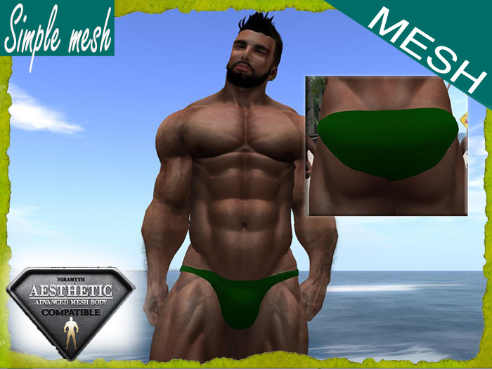 SM Green MiniSpeedo Aesthetic