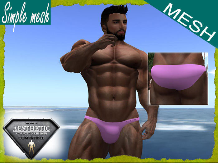 SM Pink MiniSpeedo Aesthetic