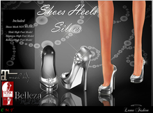 -Lamu Fashion-Shoes Heels SILVER