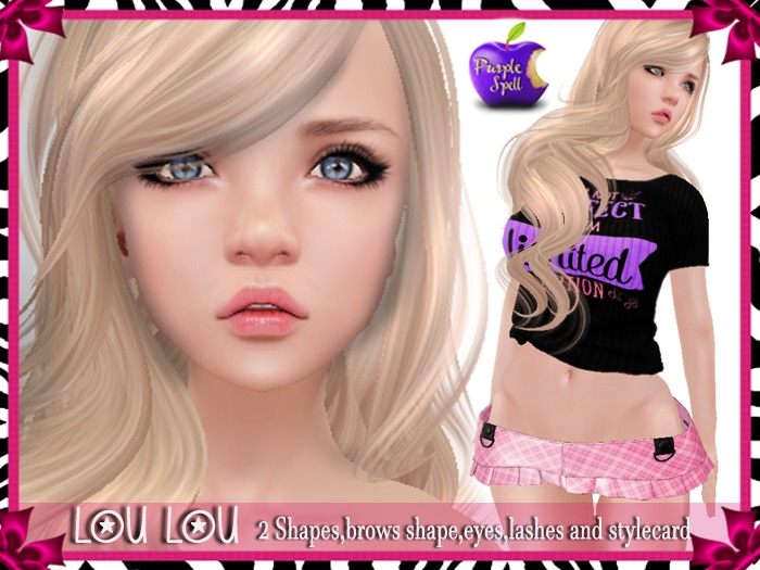 Purple Spell-Loulou Shape & Stylecard