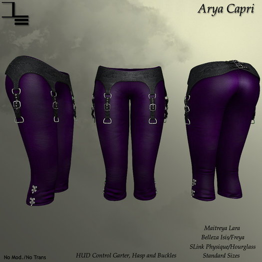 DE Designs - Arya Capri - Purple