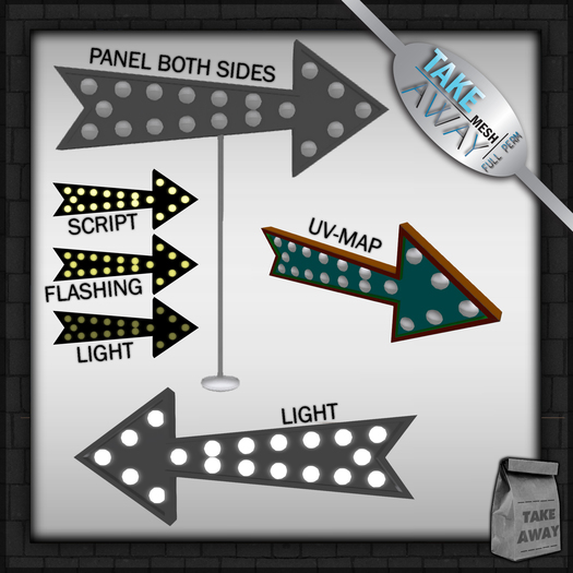 Panel Arrow Light - FULL PERM [TAKE-AWAY]