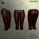 DE Designs - Arya Capri - Red