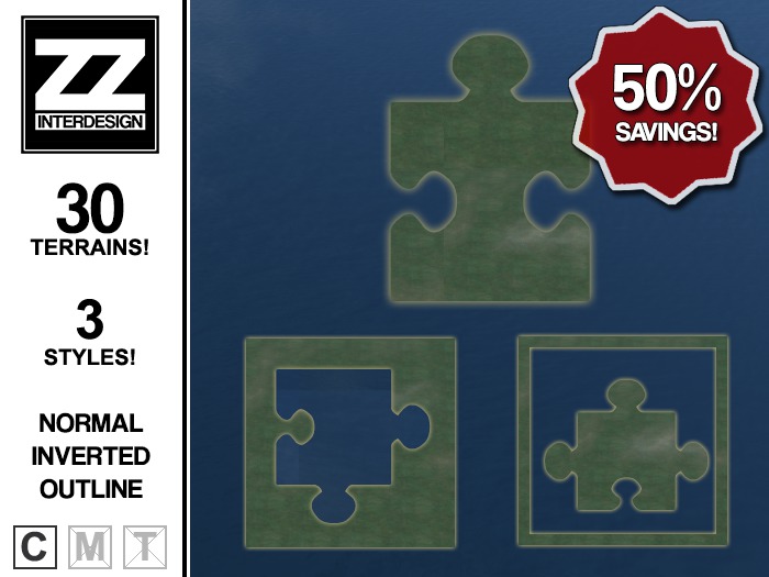 Puzzle Terrain Map - 30 Item Fat Pack