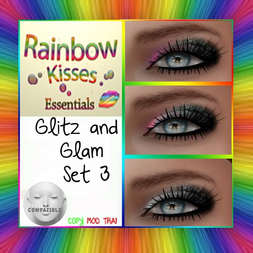 (Boxed)litz and Glam set 3-LeLuka-Rainbow Kisses