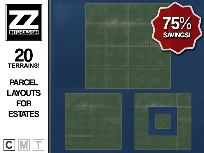 Parcel Terrain Map - 20 Item Fat Pack