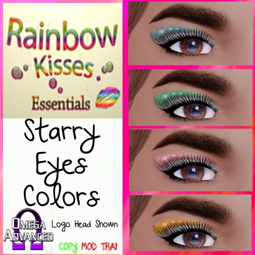(Boxed)Starry Eyes Colors-Logo/Omega-Rainbow Kisses