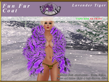 *E* Fun Fur [Boxed] Lavender Tiger
