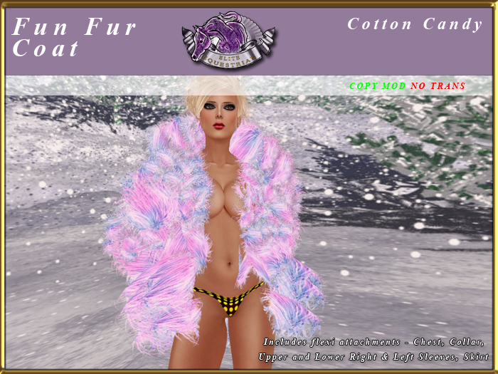 *E* Fun Fur [Boxed] Cotton Candy