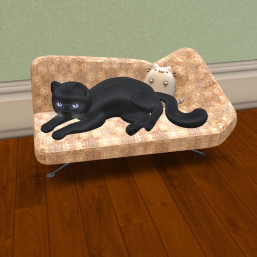 Retro Kitty Sofa - beige (box)