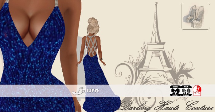 *DHC* Laura Gown & Shoes