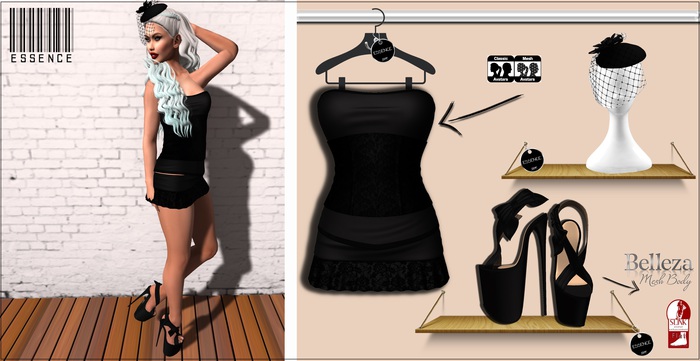 :ESSENCE:JESSYE OUTFIT BLACK