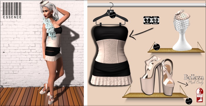 :ESSENCE:JESSYE OUTFIT NUDE