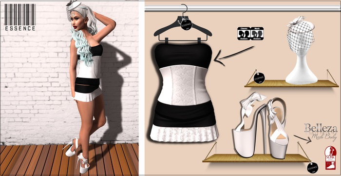 :ESSENCE:JESSYE OUTFIT WHITE