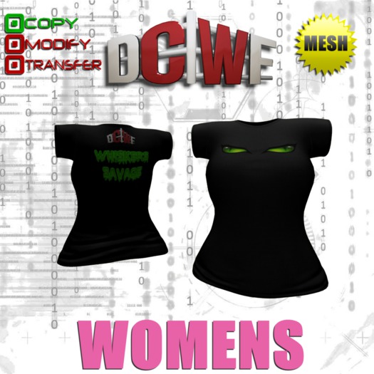 Whiskers Savage T-shirt Womens (Boxed)