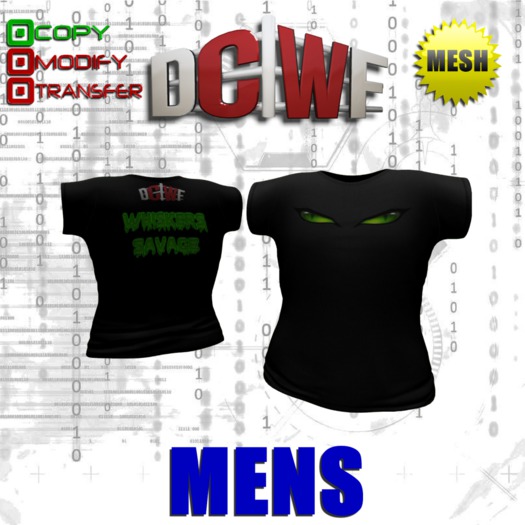 Whiskers Savage T-shirt Mens (Boxed)