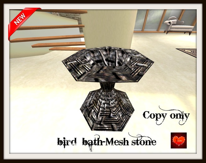 bird_bath-Mesh stone