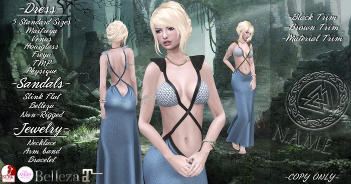 (N.A.M.E.) Elegant Dragon- Blue
