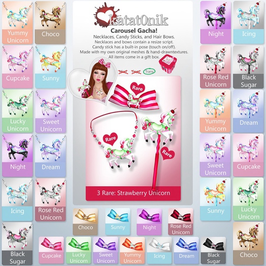 *katat0nik* (sunny) Carousel Candy Stick