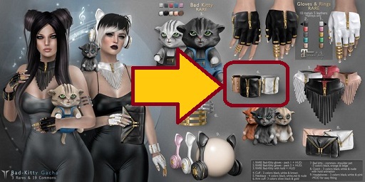 **RE** Bad-Kitty Cuff - Brown - Common