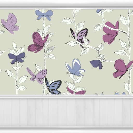 Purple Butterflies Panels