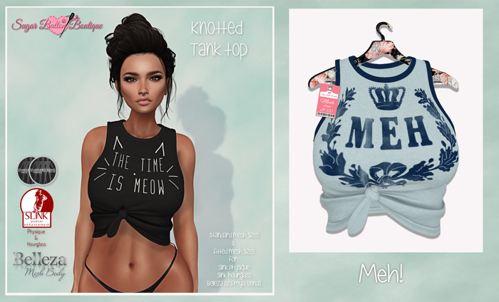 ~SB~ Knotted tank top- Meh!