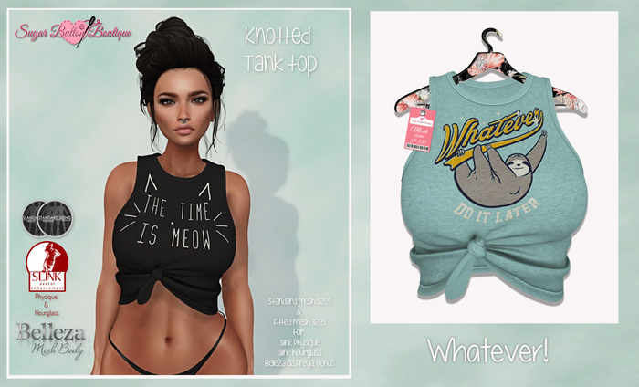 ~SB~ Knotted tank top- Whatever