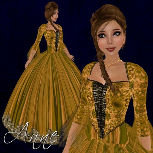 [K~*~S] Anne - Gown - Gold - Box
