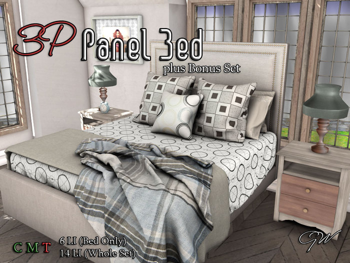 GW 3P Panel Bed (PG)