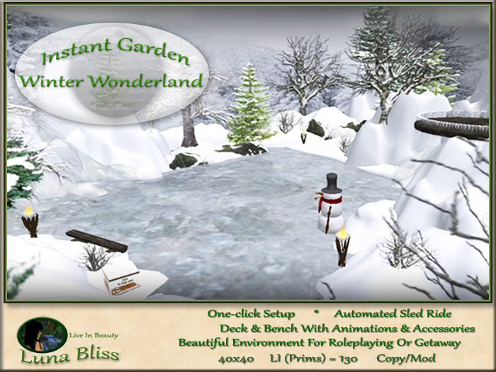 Instant Garden Winter Wonderland - Interactive Landscape