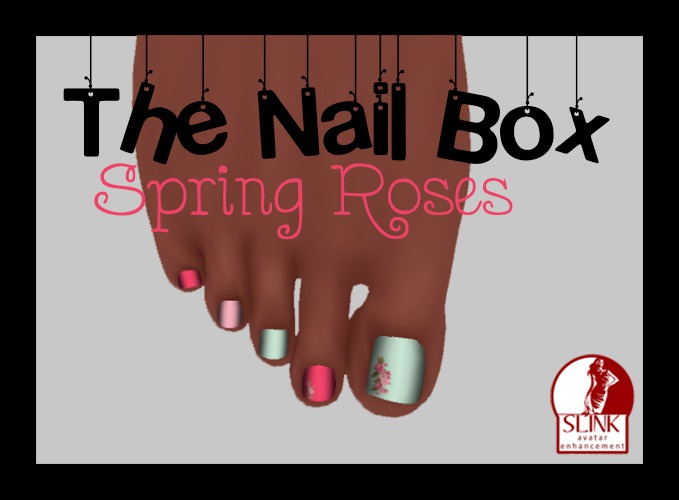 The Nail Box - Spring Roses Nail Set - Slink