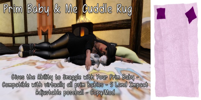 Prim Baby & Me Cuddle Rug {Purple}