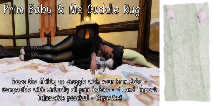 Prim Baby & Me Cuddle Rug {Sage}
