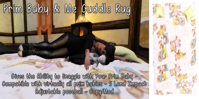 Prim Baby & Me Cuddle Rug {Teddy}
