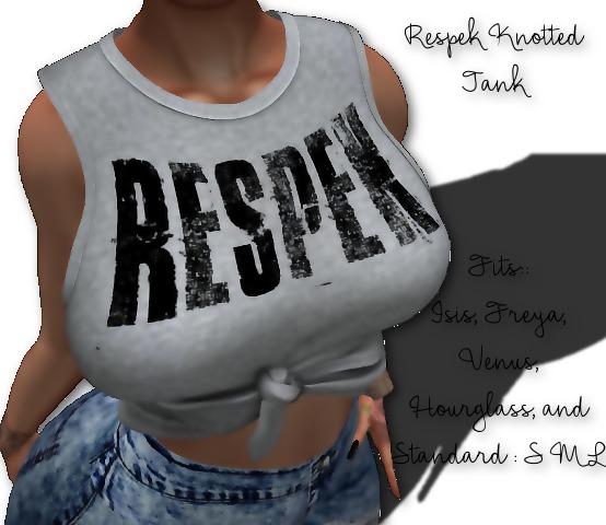 F.Noire - 'Respek' Knotted Tank Grey
