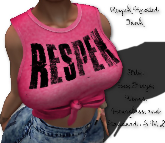 F.Noire - 'Respek' Knotted Tank Pink