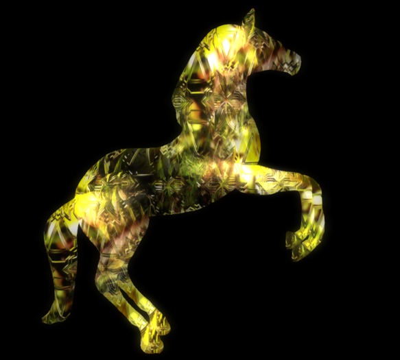KCZ - Glass Horse - Peridot