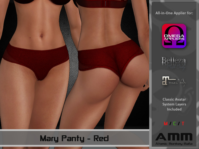 [AMM] Mary Panty Red