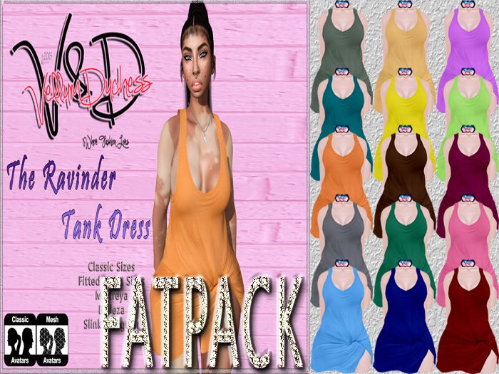 ~[V]-[D]~ The Ravinder Tank Dress [PLUSHPACK]