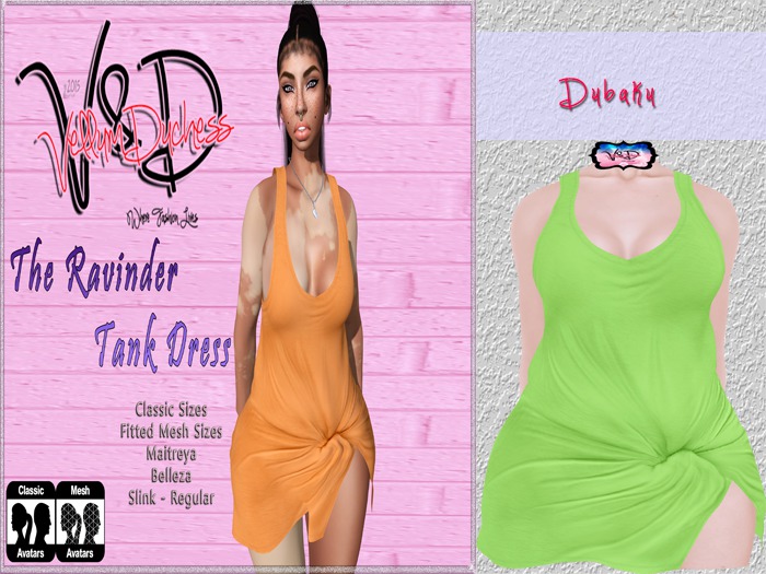 ~[V]-[D]~ The Ravinder Tank Dress [Dubaku]
