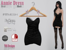 Annie Dress Heart Black