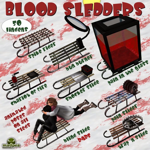 MadPea Blind Slide sled RARE