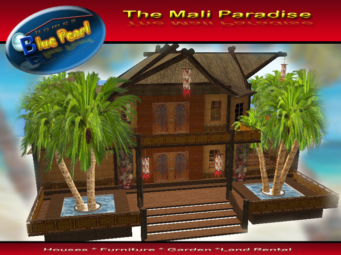 The Mali Paradise with Palms. Textures and Lamps. Copyable!!