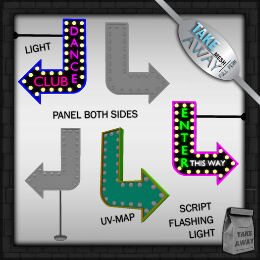 Panel Arrow Light 04 - FULL PERM [TAKE-AWAY]