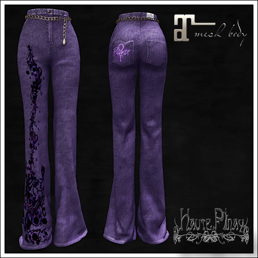Tribute 2 PRINCE Purple Hi-Waist jeans GuitarMusicSymbol
