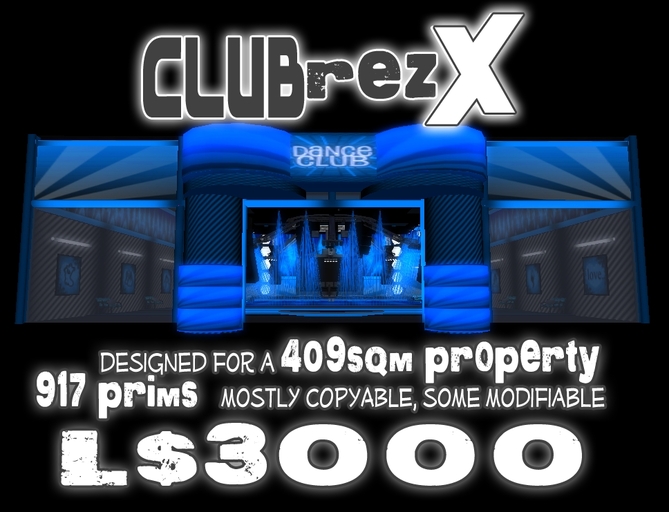 3D Lighting - ClubRezX - Blue - Vendor