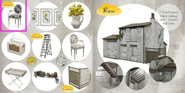 Apple Fall & An Lar Toile Chair (Blue)