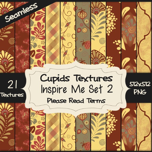 *Cupids Textures * 21 INSPIRE ME SET 2