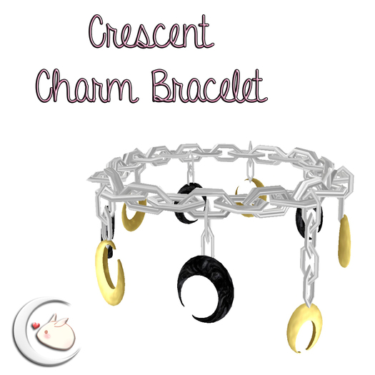 .ST. Crescent Charm Bracelet